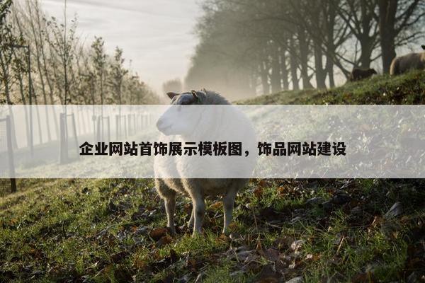 企业网站首饰展示模板图，饰品网站建设