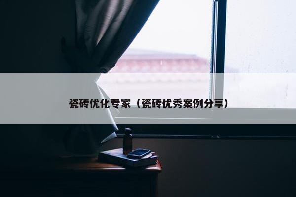瓷砖优化专家（瓷砖优秀案例分享）