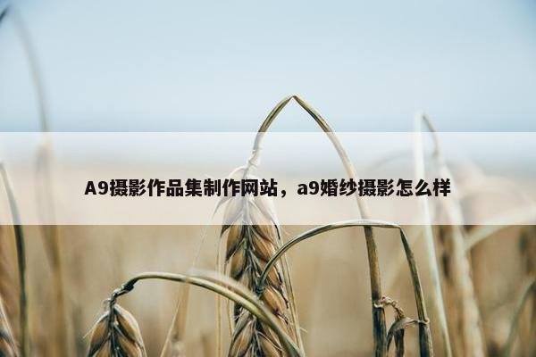 A9摄影作品集制作网站，a9婚纱摄影怎么样
