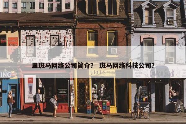 里斑马网络公司简介？ 斑马网络科技公司？