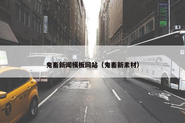 鬼畜新闻模板网站（鬼畜新素材）