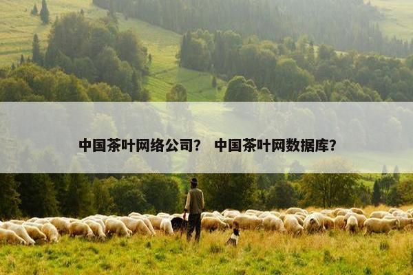 中国茶叶网络公司？ 中国茶叶网数据库？