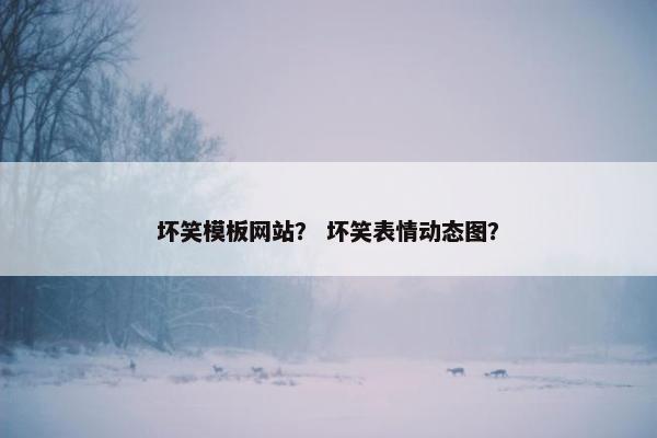 坏笑模板网站？ 坏笑表情动态图？
