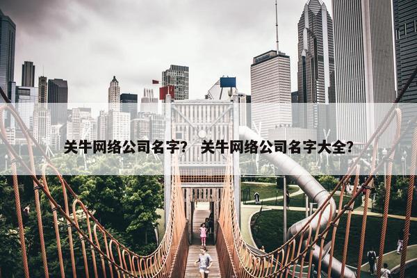 关牛网络公司名字？ 关牛网络公司名字大全？