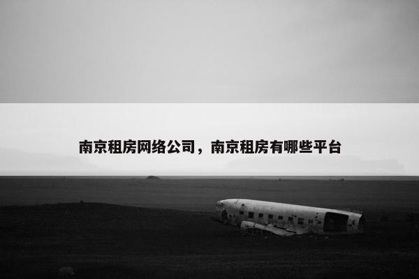 南京租房网络公司，南京租房有哪些平台