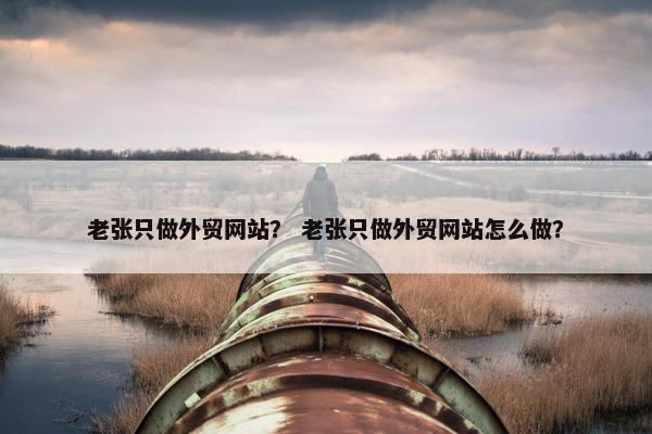 老张只做外贸网站？ 老张只做外贸网站怎么做？