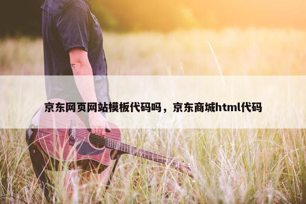 京东网页网站模板代码吗，京东商城html代码