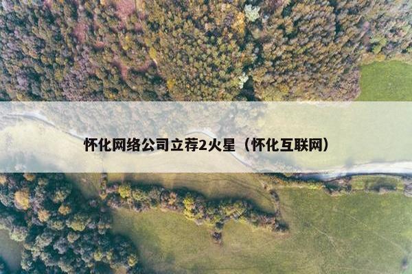怀化网络公司立荐2火星（怀化互联网）