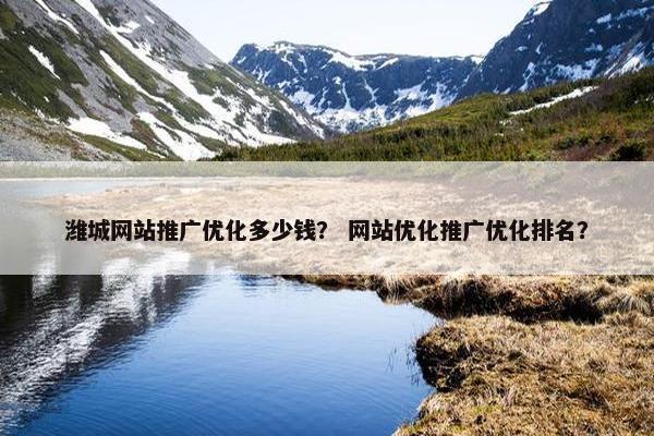 潍城网站推广优化多少钱？ 网站优化推广优化排名？