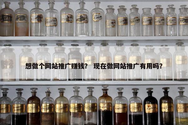 想做个网站推广赚钱？ 现在做网站推广有用吗？