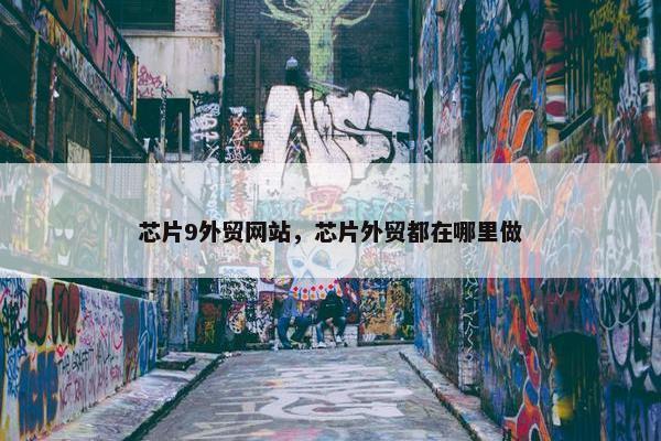 芯片9外贸网站，芯片外贸都在哪里做