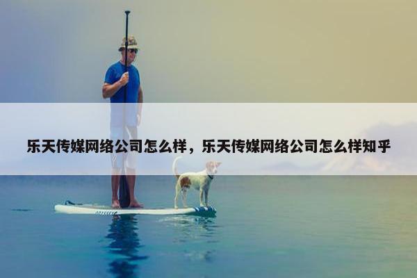 乐天传媒网络公司怎么样，乐天传媒网络公司怎么样知乎