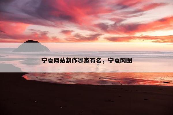 宁夏网站制作哪家有名，宁夏网图
