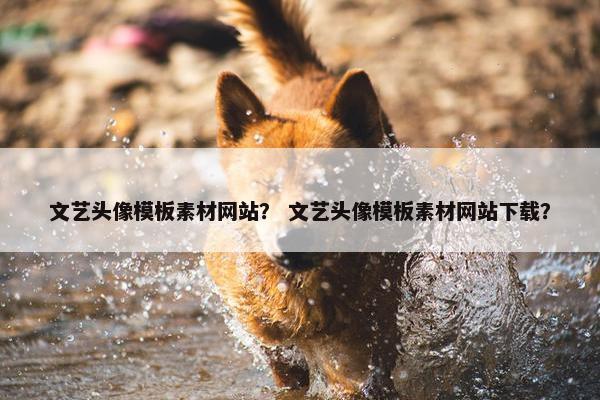 文艺头像模板素材网站？ 文艺头像模板素材网站下载？