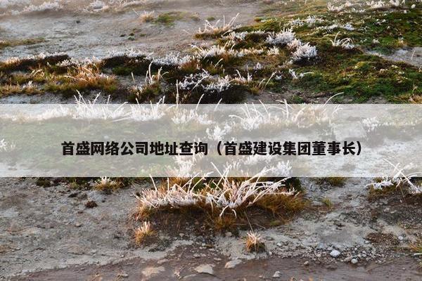 首盛网络公司地址查询（首盛建设集团董事长）