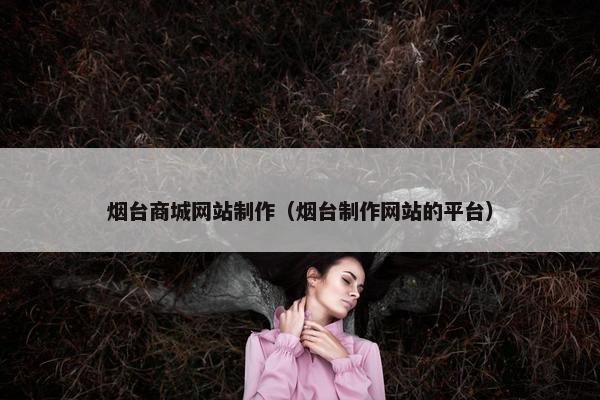 烟台商城网站制作（烟台制作网站的平台）