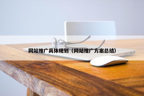 网站推广具体规划（网站推广方案总结）