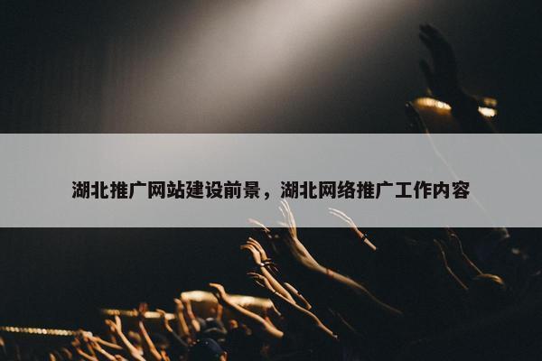 湖北推广网站建设前景，湖北网络推广工作内容