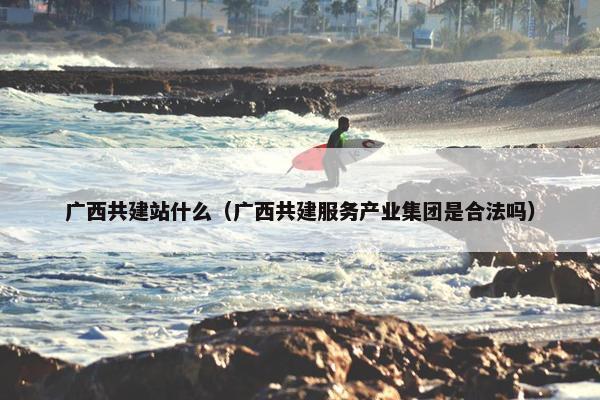广西共建站什么（广西共建服务产业集团是合法吗）