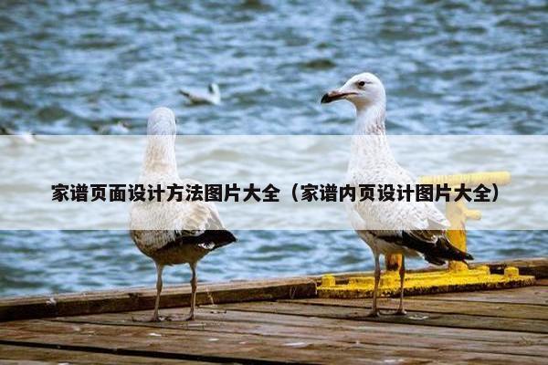 家谱页面设计方法图片大全（家谱内页设计图片大全）