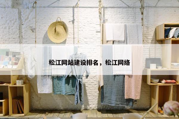 松江网站建设排名，松江网络