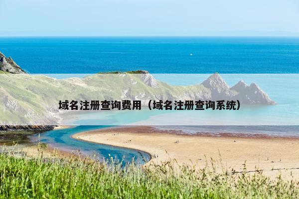 域名注册查询费用（域名注册查询系统）