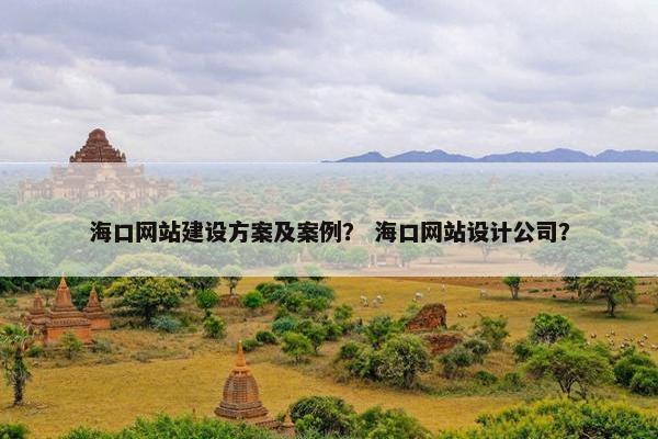 海口网站建设方案及案例？ 海口网站设计公司？