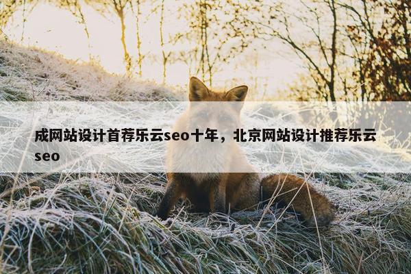 成网站设计首荐乐云seo十年，北京网站设计推荐乐云seo