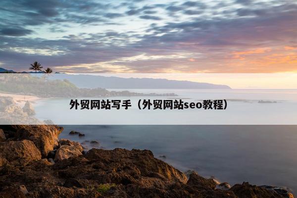 外贸网站写手（外贸网站seo教程）
