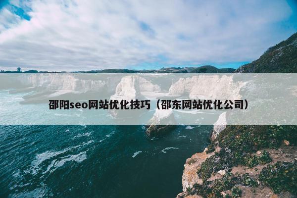 邵阳seo网站优化技巧（邵东网站优化公司）