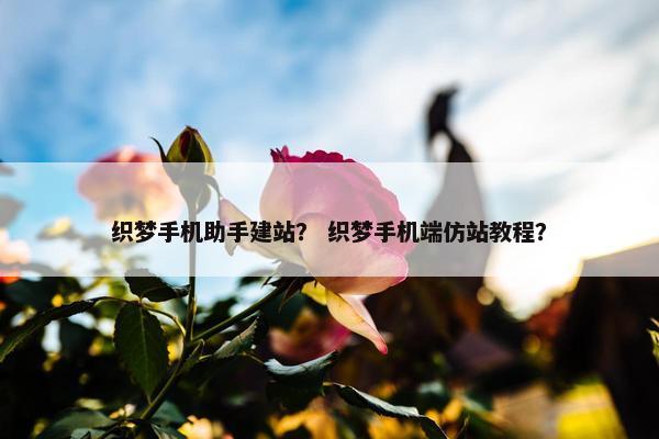 织梦手机助手建站？ 织梦手机端仿站教程？