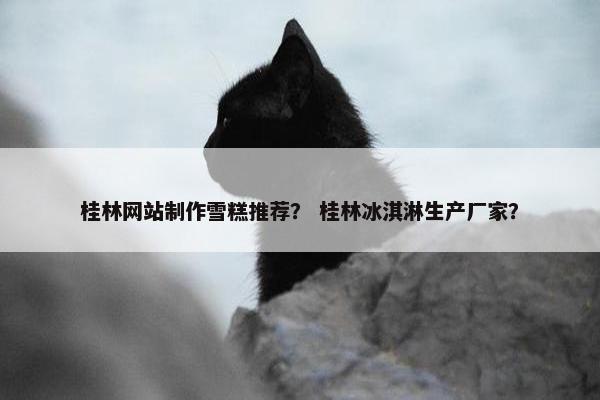 桂林网站制作雪糕推荐？ 桂林冰淇淋生产厂家？