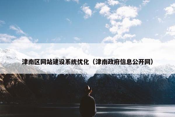 津南区网站建设系统优化（津南政府信息公开网）