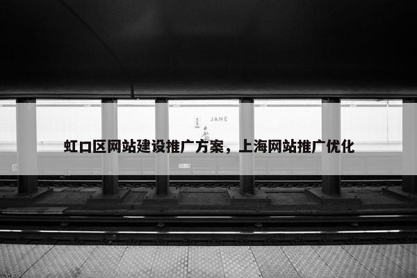 虹口区网站建设推广方案，上海网站推广优化