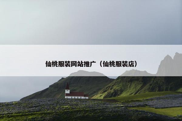 仙桃服装网站推广（仙桃服装店）