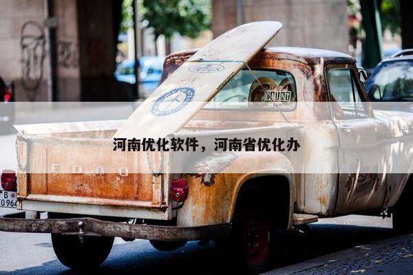 河南优化软件，河南省优化办