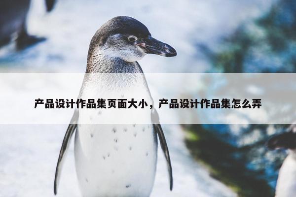 产品设计作品集页面大小，产品设计作品集怎么弄