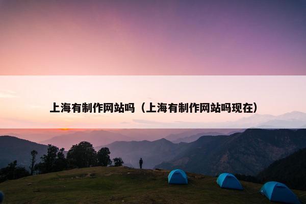 上海有制作网站吗（上海有制作网站吗现在）
