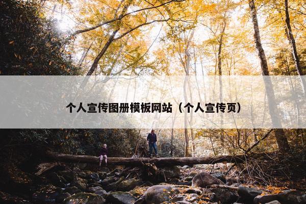 个人宣传图册模板网站（个人宣传页）