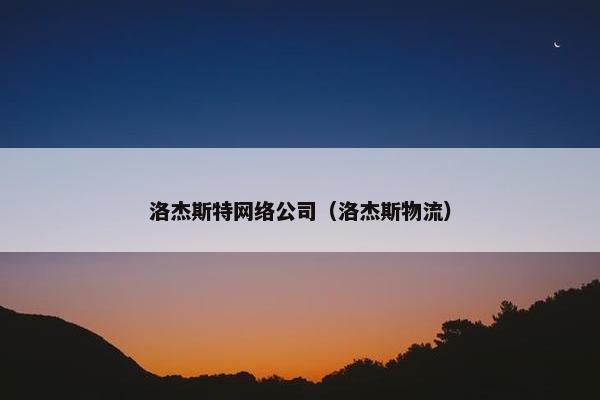 洛杰斯特网络公司（洛杰斯物流）