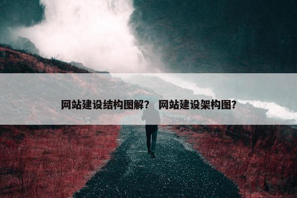 网站建设结构图解？ 网站建设架构图？