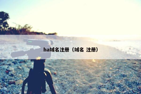 ha域名注册（域名 注册）