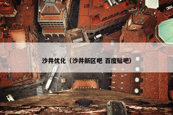 沙井优化（沙井新区吧 百度贴吧）