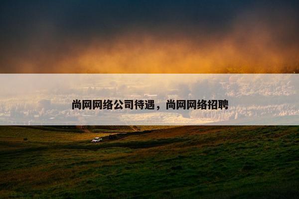 尚网网络公司待遇，尚网网络招聘