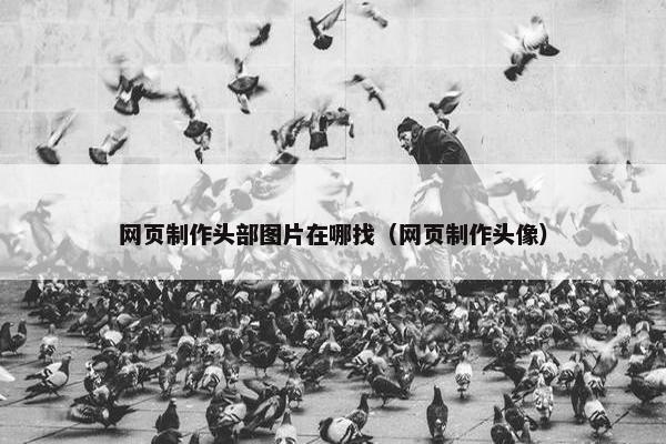 网页制作头部图片在哪找（网页制作头像）