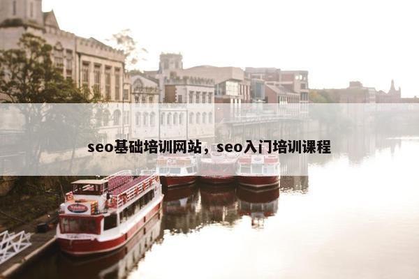seo基础培训网站，seo入门培训课程