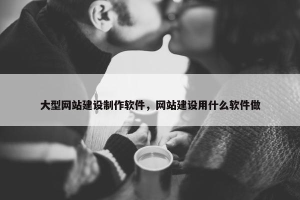 大型网站建设制作软件，网站建设用什么软件做