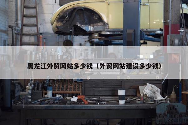 黑龙江外贸网站多少钱（外贸网站建设多少钱）