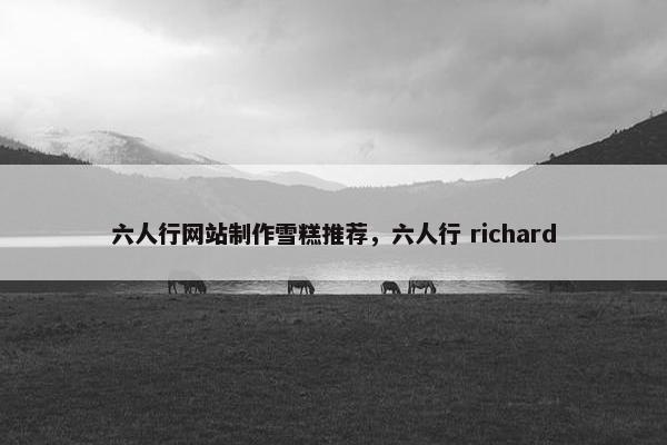 六人行网站制作雪糕推荐，六人行 richard