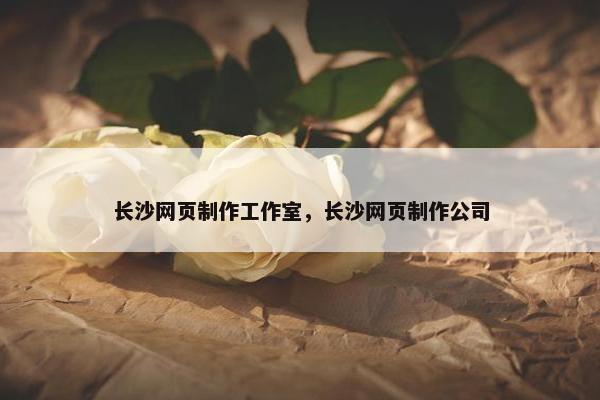 长沙网页制作工作室，长沙网页制作公司